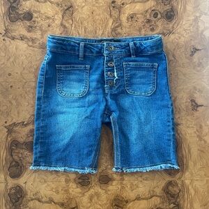 Lucky Brand Bermuda Jeans Shorts Girls Size 8